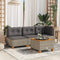 vidaXL - Tuinbank - 3-zits - met - kussens - poly - rattan - grijs
