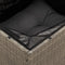 vidaXL - Tuinbank - 3-zits - met - kussens - poly - rattan - grijs