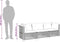 vidaXL - Tuinbank - 3-zits - met - kussens - poly - rattan - grijs