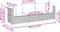 vidaXL - Tuinbank - 3-zits - met - kussens - poly - rattan - grijs