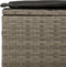 vidaXL - Tuinbank - 3-zits - met - kussens - poly - rattan - grijs