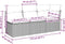 vidaXL - Tuinbank - 3-zits - met - kussens - poly - rattan - lichtgrijs
