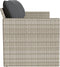 vidaXL - Tuinbank - 3-zits - met - kussens - poly - rattan - lichtgrijs