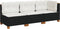 vidaXL - Tuinbank - 3-zits - met - kussens - poly - rattan - zwart