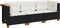 vidaXL - Tuinbank - 3-zits - met - kussens - poly - rattan - zwart