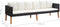 vidaXL - Tuinbank - 3-zits - met - kussens - poly - rattan - zwart