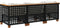 vidaXL - Tuinbank - 3-zits - met - kussens - poly - rattan - zwart