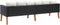 vidaXL - Tuinbank - 3-zits - met - kussens - poly - rattan - zwart
