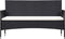 vidaXL - Tuinbank - 3-zits - met - kussens - poly - rattan - zwart