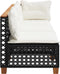 vidaXL - Tuinbank - 3-zits - met - kussens - poly - rattan - zwart
