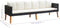 vidaXL - Tuinbank - 3-zits - met - kussens - poly - rattan - zwart