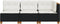 vidaXL - Tuinbank - 3-zits - met - kussens - poly - rattan - zwart