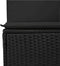 vidaXL - Tuinbank - 3-zits - met - kussens - poly - rattan - zwart
