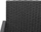 vidaXL - Tuinbank - 3-zits - met - kussens - polypropeen - rattan - zwart