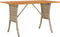 vidaXL - Tuinbank - 3-zits - met - kussens - & - tafel - poly - rattan - beige