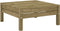 vidaXL - Tuinbank - 3-zits - met - voetenbank - geïmpregneerd - hout - wasbruin