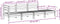 vidaXL - Tuinbank - 4-zits - massief - grenenhout - wasbruin
