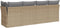 vidaXL - Tuinbank - 4-zits - met - kussens - poly - rattan - beige