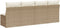vidaXL - Tuinbank - 4-zits - met - kussens - poly - rattan - beige