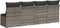 vidaXL - Tuinbank - 4-zits - met - kussens - poly - rattan - grijs