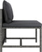 vidaXL - Tuinbank - 4-zits - met - kussens - poly - rattan - grijs