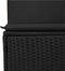 vidaXL - Tuinbank - 4-zits - met - kussens - poly - rattan - zwart