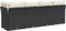 vidaXL - Tuinbank - 4-zits - met - kussens - poly - rattan - zwart