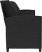 vidaXL - Tuinbank - 5-zits - met - kussens - poly - rattan - zwart