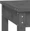 vidaXL - Tuinbank - 50x44x45 - cm - massief - grenenhout - grijs