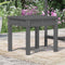 vidaXL - Tuinbank - 50x44x45 - cm - massief - grenenhout - grijs