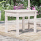 vidaXL - Tuinbank - 50x44x45 - cm - massief - grenenhout - wit