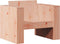 vidaXL - Tuinbank - 79x60x62 - cm - massief - douglashout