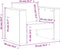 vidaXL - Tuinbank - 79x60x62 - cm - massief - grenenhout