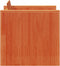 vidaXL - Tuinbank - 79x60x62 - cm - massief - grenenhout - wasbruin