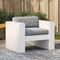 vidaXL - Tuinbank - 79x60x62 - cm - massief - grenenhout - wit