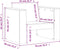vidaXL - Tuinbank - 79x60x62 - cm - massief - grenenhout - wit