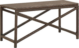 vidaXL - Tuinbank - 80 - cm - poly - rattan - bruin