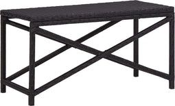 vidaXL - Tuinbank - 80 - cm - poly - rattan - zwart