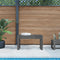 vidaXL - Tuinbank - 80x38x45 - cm - massief - grenenhout - grijs