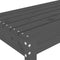 vidaXL - Tuinbank - 80x38x45 - cm - massief - grenenhout - grijs