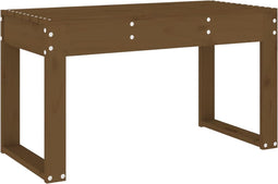 vidaXL - Tuinbank - 80x38x45 - cm - massief - grenenhout - honingbruin