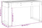 vidaXL - Tuinbank - 80x38x45 - cm - massief - grenenhout - honingbruin