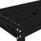 vidaXL - Tuinbank - 80x38x45 - cm - massief - grenenhout - zwart