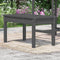 vidaXL - Tuinbank - 80x44x45 - cm - massief - grenenhout - grijs