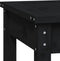 vidaXL - Tuinbank - 80x44x45 - cm - massief - grenenhout - zwart