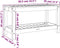 vidaXL - Tuinbank - 82,5x35x45 - cm - geïmpregneerd - grenenhout
