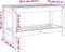 vidaXL - Tuinbank - 82,5x35x45 - cm - massief - grenenhout - wit