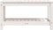 vidaXL - Tuinbank - 82,5x35x45 - cm - massief - grenenhout - wit
