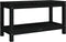 vidaXL - Tuinbank - 82,5x35x45 - cm - massief - grenenhout - zwart