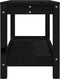 vidaXL - Tuinbank - 82,5x35x45 - cm - massief - grenenhout - zwart